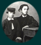 Fontanes Söhne Theodor und Friedrich um 1870
